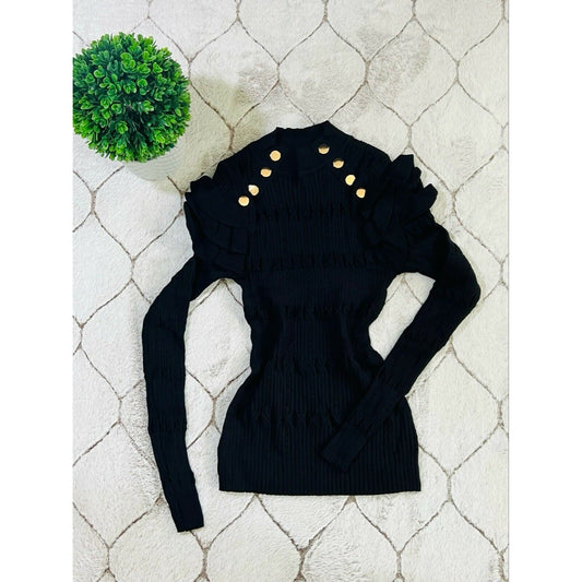 Shanghai Ruffle Sweater