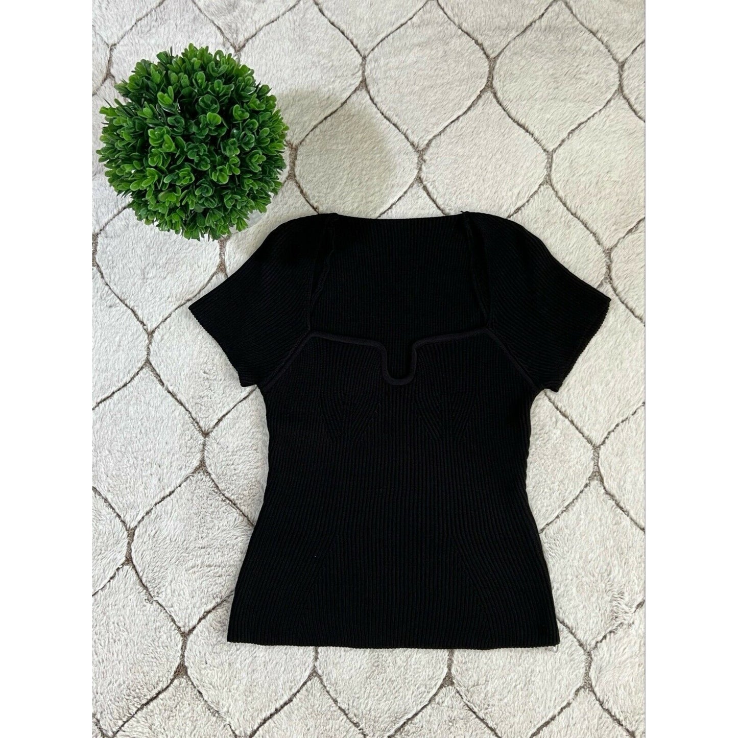 daimaran ribbed blouse